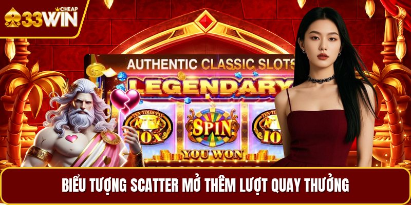 Biểu tượng Scatter mở thêm lượt quay thưởng