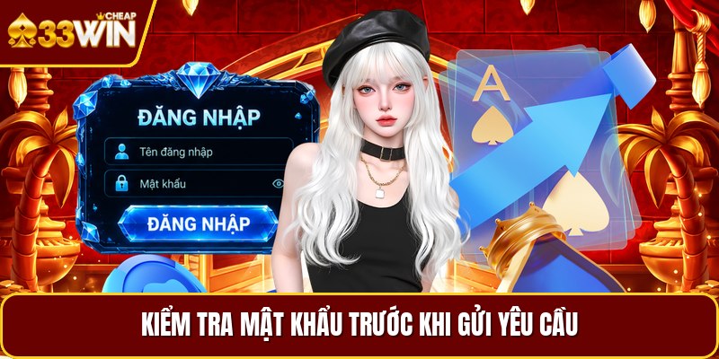 Kiểm tra mật khẩu trước khi gửi yêu cầu