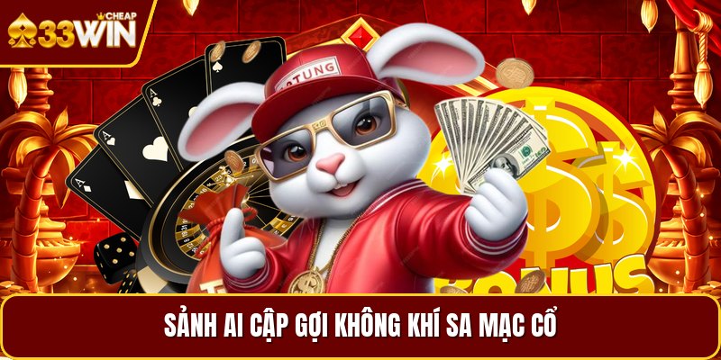 Sảnh Ai Cập gợi không khí sa mạc cổ