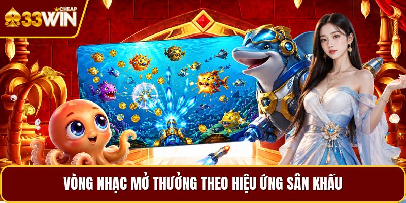 Vòng nhạc mở thưởng theo hiệu ứng sân khấu
